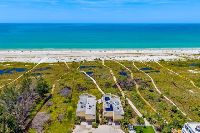 546A Beach Rd Unit A544, Sarasota, FL 34242 - bird's eye view of waterfront with a beach