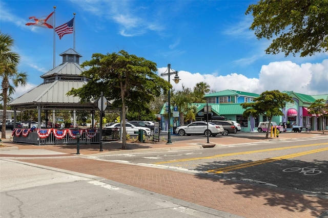 546A Beach Rd Unit A544, Sarasota, FL 34242 - view of asphalt road featuring sidewalks, curbs, and street lighting