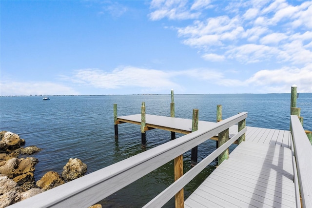 309 Ringling Point Dr, Sarasota, FL 34234 - dock area featuring a water view