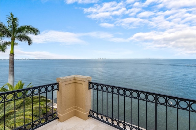 309 Ringling Point Dr, Sarasota, FL 34234 - balcony featuring a water view