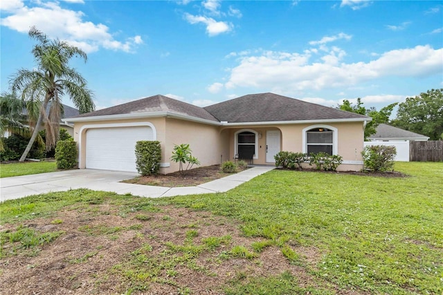 4649 72nd Ct E, Bradenton, FL 34203 - single story home featuring an attached garage, driveway, and stucco siding