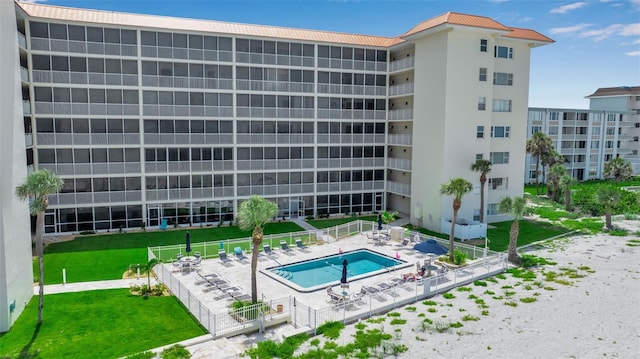 1150 Tarpon Center Dr Unit 1-C # 103, Venice, FL 34285 - community pool with a patio