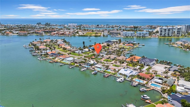 8001 13th Ave S, Saint Petersburg, FL 33707 - drone / aerial view of a nearby body of water