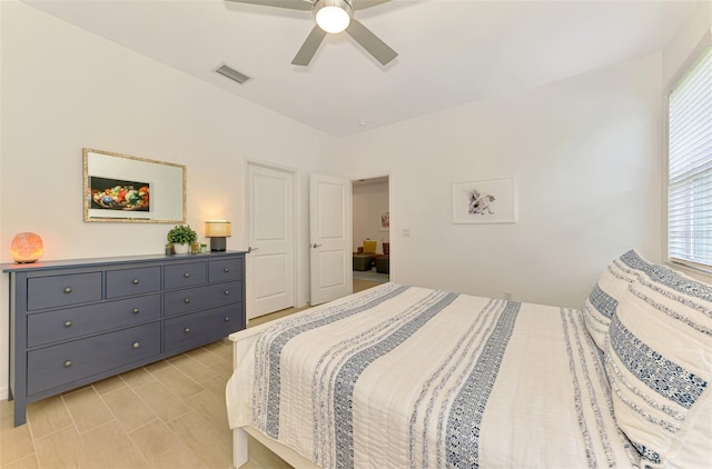 3602 Secret Stroll Dr, Sarasota, FL 34240 - bedroom with a ceiling fan