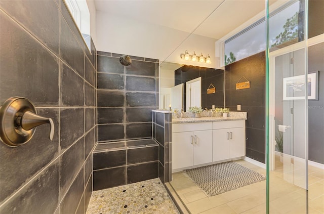 3602 Secret Stroll Dr, Sarasota, FL 34240 - full bath featuring walk in shower and vanity