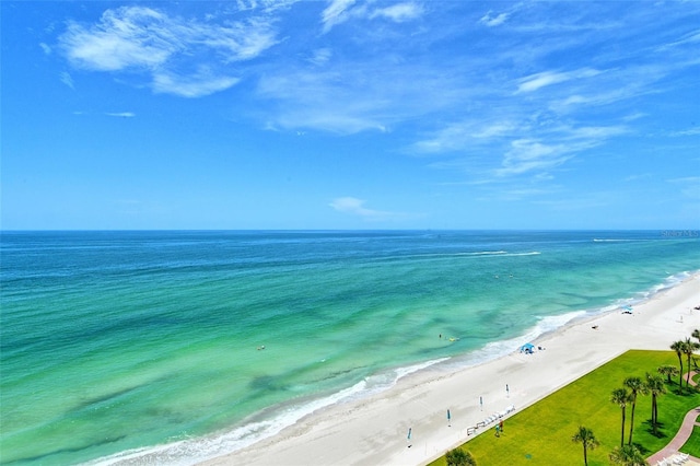 1000 Longboat Club Rd Unit 1105, Longboat Key, FL 34228 - water view featuring local beach