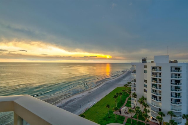 1000 Longboat Club Rd Unit 1105, Longboat Key, FL 34228 - water view with nearby beach