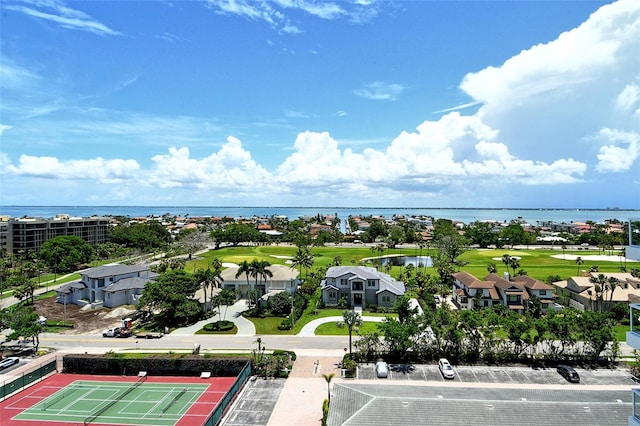 1000 Longboat Club Rd Unit 1105, Longboat Key, FL 34228 - drone / aerial view of a nearby body of water and a golf club