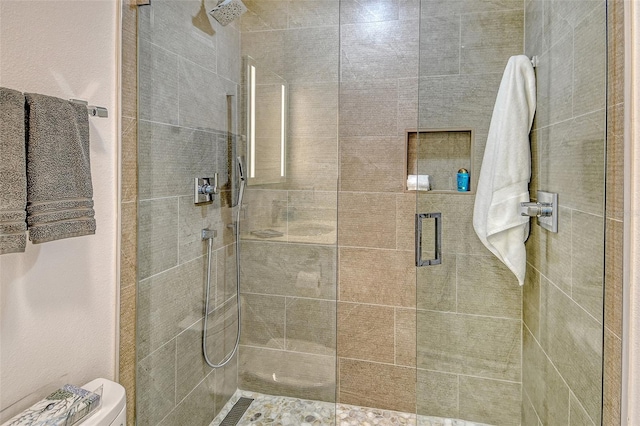 1000 Longboat Club Rd Unit 1105, Longboat Key, FL 34228 - bathroom with toilet and a stall shower