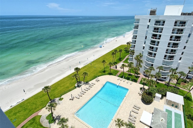 1000 Longboat Club Rd Unit 1105, Longboat Key, FL 34228 - aerial view of expansive coastline and apartment complex