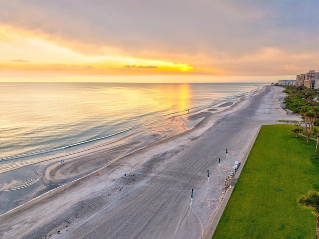 1000 Longboat Club Rd Unit 1105, Longboat Key, FL 34228 - water view with nearby beach