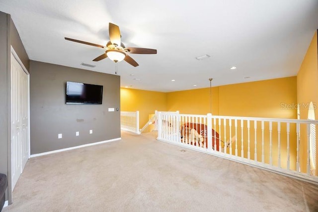 4127 Middle River Ter, Ellenton, FL 34222 - carpeted spare room with a ceiling fan and baseboards