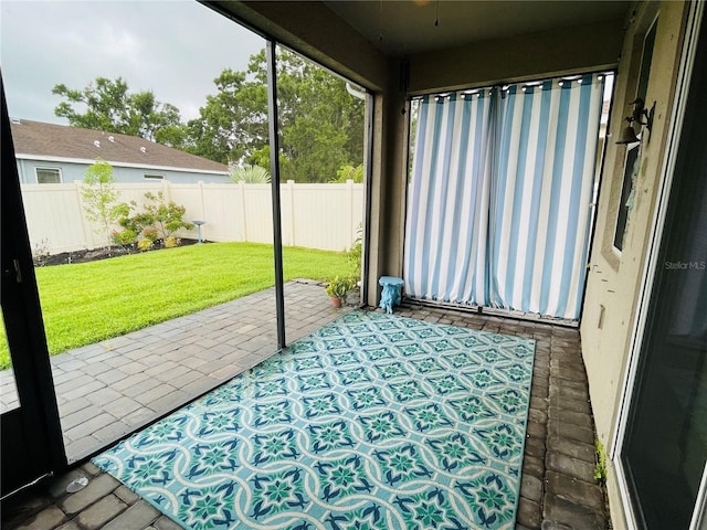5635 Los Robles Ct, Palmetto, FL 34221 - view of unfurnished sunroom