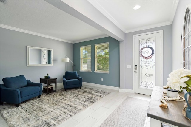 731 116th Ct NE, Bradenton, FL 34212 - entryway with healthy amount of natural light and ornamental molding