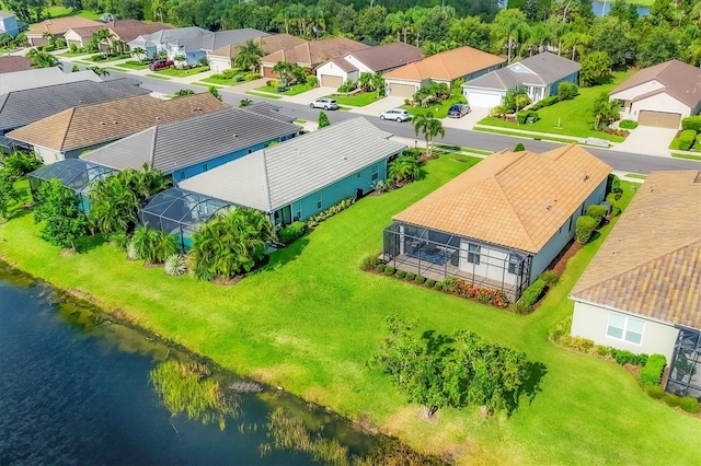 12641 Coastal Breeze Way, Bradenton, FL 34211 - aerial perspective of suburban area featuring a nearby body of water