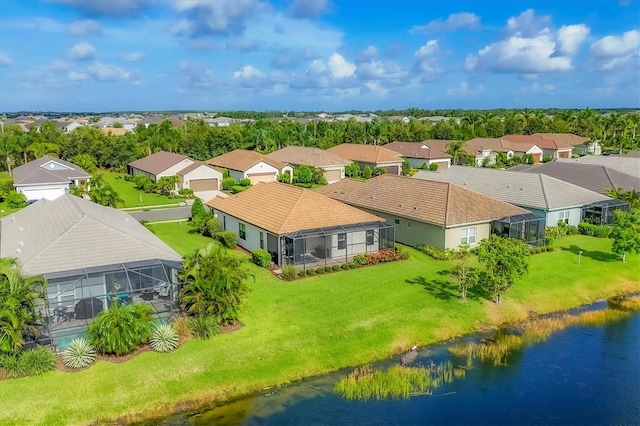 12641 Coastal Breeze Way, Bradenton, FL 34211 - aerial perspective of suburban area with a nearby body of water