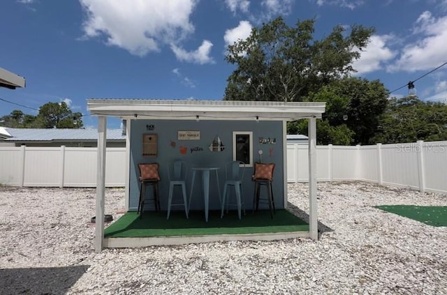 3614 29th Ave W, Bradenton, FL 34205 - view of outdoor structure featuring a fenced backyard