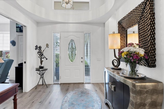 7904 Hampton Ct, University Park, FL 34201 - foyer entrance with light wood-style floors and plenty of natural light