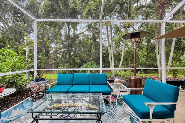 7904 Hampton Ct, University Park, FL 34201 - sunroom / solarium with an outdoor hangout area