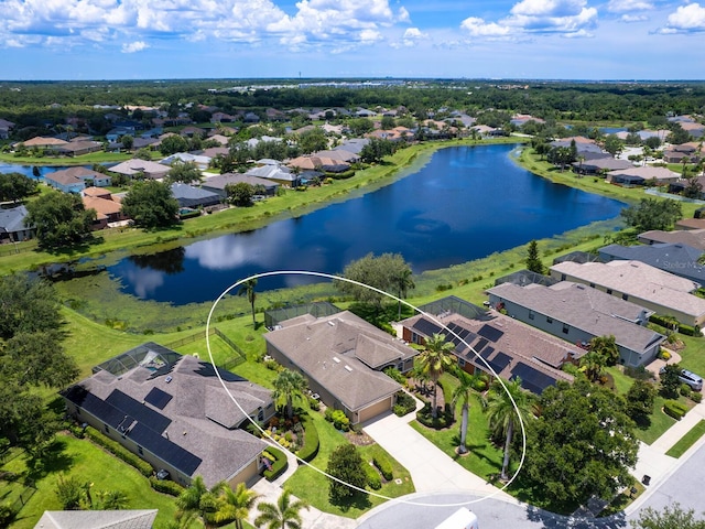 280 Dahlia Ct, Bradenton, FL 34212 - aerial view of residential area with a nearby body of water