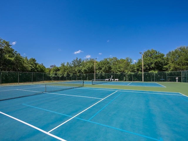 280 Dahlia Ct, Bradenton, FL 34212 - view of tennis court featuring community basketball court