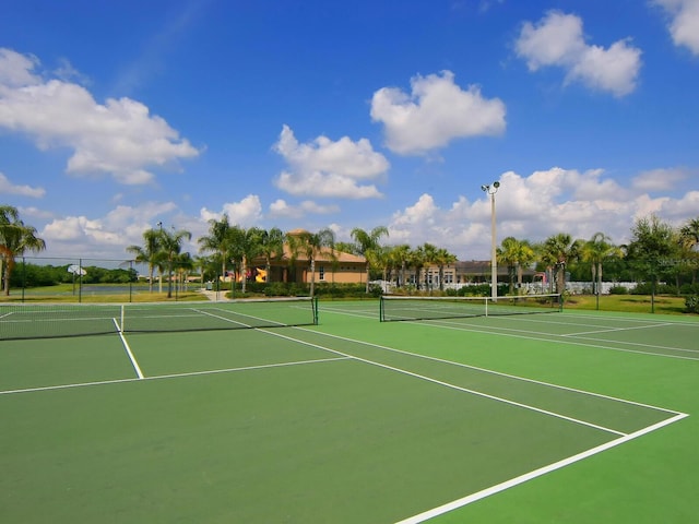 280 Dahlia Ct, Bradenton, FL 34212 - view of tennis court