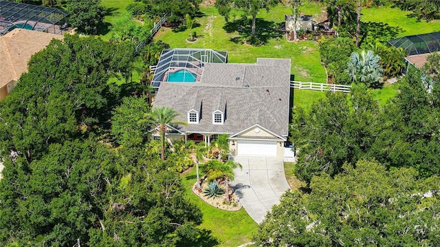 730 137th St NE, Bradenton, FL 34212 - aerial view of property and surrounding area with a pool