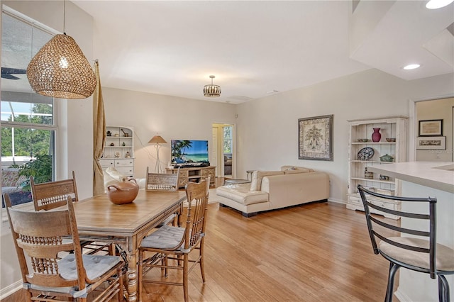 730 137th St NE, Bradenton, FL 34212 - dining space featuring light wood finished floors and baseboards