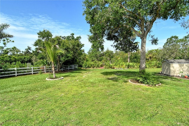 730 137th St NE, Bradenton, FL 34212 - view of yard featuring a shed