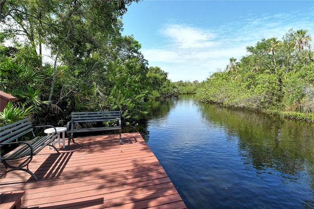 730 137th St NE, Bradenton, FL 34212 - dock with a water view