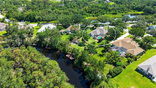 730 137th St NE, Bradenton, FL 34212 - aerial perspective of suburban area featuring a large body of water