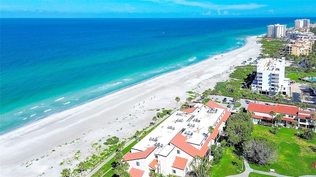 2039 Gulf Of Mexico Dr Unit G3-207, Longboat Key, FL 34228 - bird's eye view of waterfront with a beach