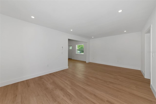 4515 19th Ave W, Bradenton, FL 34209 - unfurnished room featuring recessed lighting and light wood finished floors