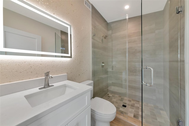 4515 19th Ave W, Bradenton, FL 34209 - bathroom featuring a stall shower and vanity