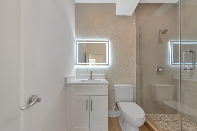 4515 19th Ave W, Bradenton, FL 34209 - full bathroom with a shower stall and vanity