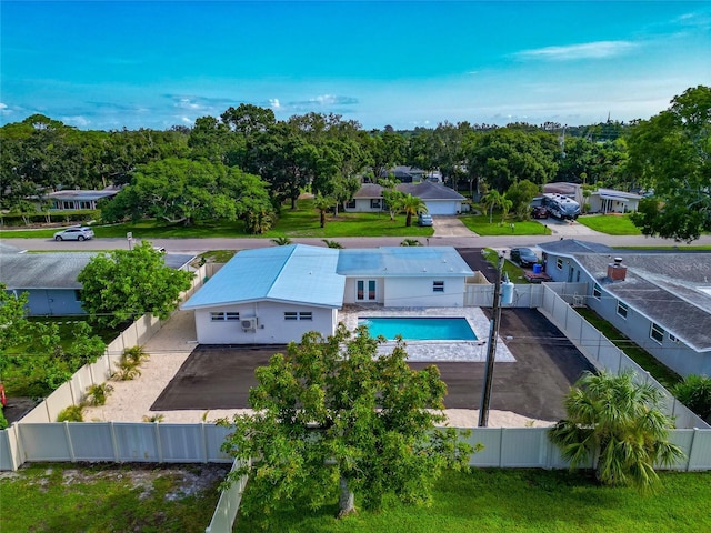 4515 19th Ave W, Bradenton, FL 34209 - aerial view of property and surrounding area with a pool area
