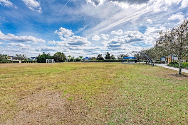 11431 Piedmont Park Xing, Bradenton, FL 34211 - view of yard with a sport area