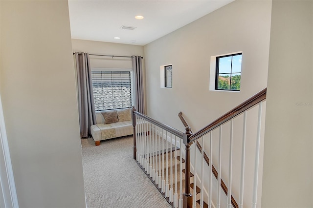 7638 Windy Hill Cv, Bradenton, FL 34202 - hall with carpet flooring and recessed lighting