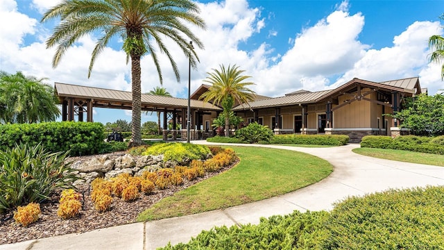 7638 Windy Hill Cv, Bradenton, FL 34202 - view of home's community with a gazebo and a lawn