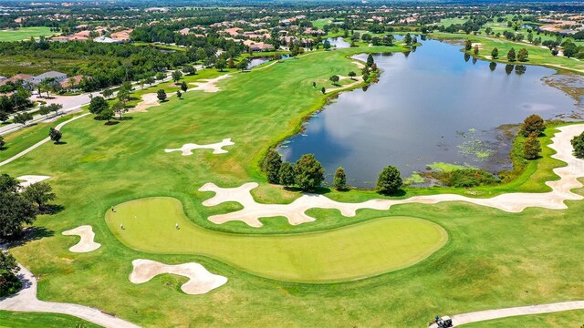 7638 Windy Hill Cv, Bradenton, FL 34202 - bird's eye view of a nearby body of water and a golf course