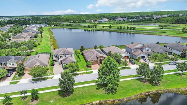 4044 Wisdom Trl, Land O Lakes, FL 34638 - aerial view of residential area featuring a large body of water