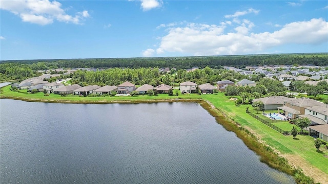 4044 Wisdom Trl, Land O Lakes, FL 34638 - aerial view of residential area with a nearby body of water