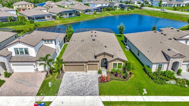 9215 Isabella Cir, Parrish, FL 34219 - aerial view of residential area featuring a nearby body of water
