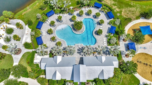 9215 Isabella Cir, Parrish, FL 34219 - drone / aerial view of a pool