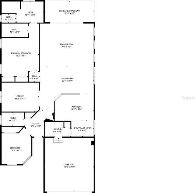 18050 Wooden Skiff Ct, Nokomis, FL 34275 - view of property floor plan