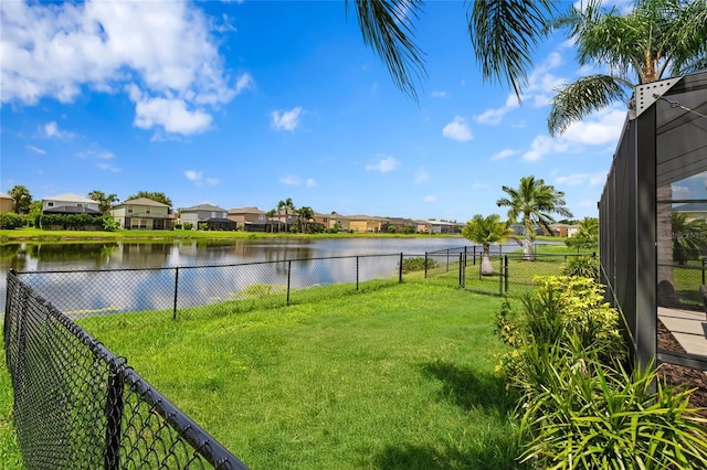 7036 Chatum Light Run, Bradenton, FL 34212 - fenced backyard featuring a residential view and a water view