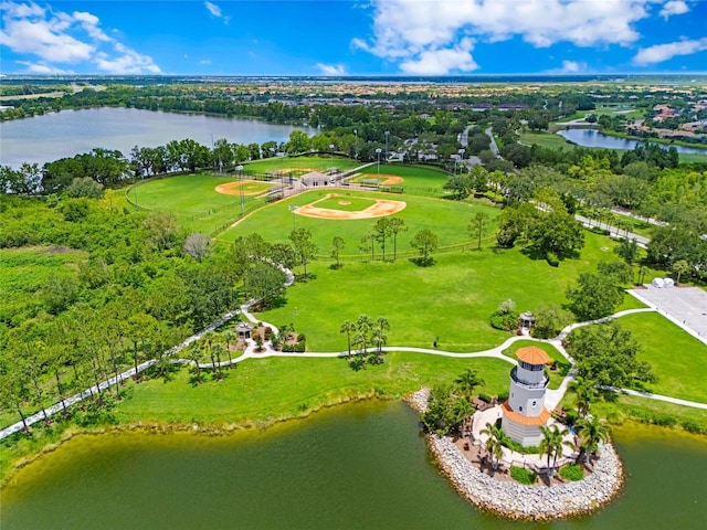 7036 Chatum Light Run, Bradenton, FL 34212 - drone / aerial view of a nearby body of water and a tree filled landscape