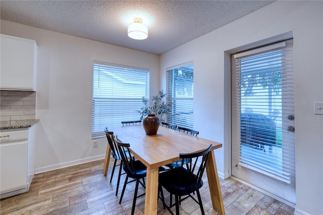 4204 Malickson Dr, Parrish, FL 34219 - dining space featuring light wood finished floors and a textured ceiling