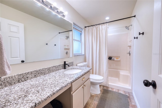 4204 Malickson Dr, Parrish, FL 34219 - bathroom featuring vanity and a shower with curtain