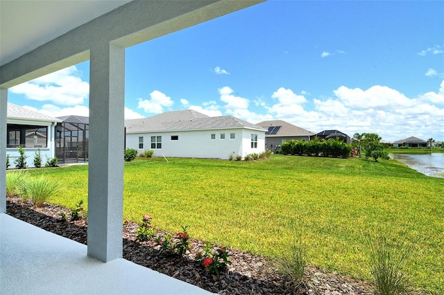 14312 Skipping Stone Loop, Parrish, FL 34219 - view of green lawn featuring a water view